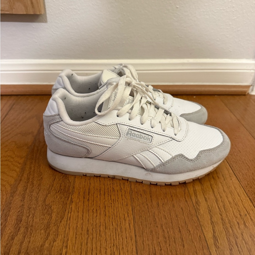 Reebok Classic White and Gray Trainers